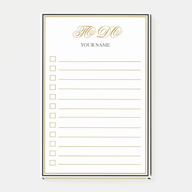 Post-it® Pour effectuer des notes de post-it personnalisées (Devant)