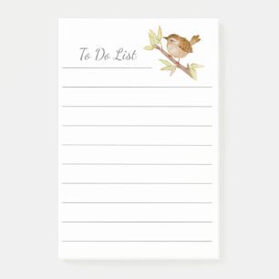 Post-it® Pour faire la liste des oiseaux errants Personnali