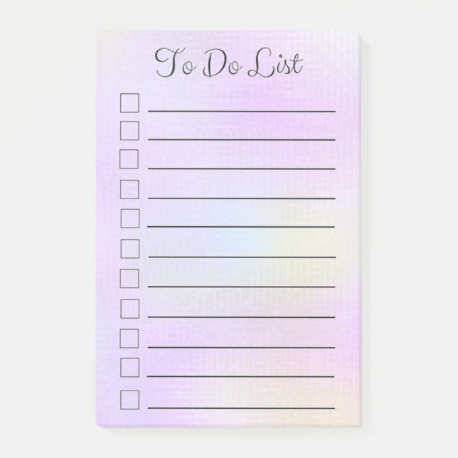Post-it® Pour faire les notes de post-it en pastel de (Devant)