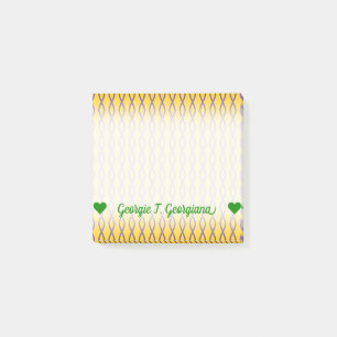 Post-it® Pourpre Chaîne-Comme le motif sur un arrière -