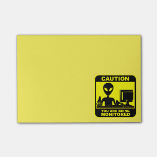 Post-it® Précaution ! vous êtes surveillés