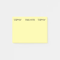 Prendre note Musique Jaune Post-it Notes