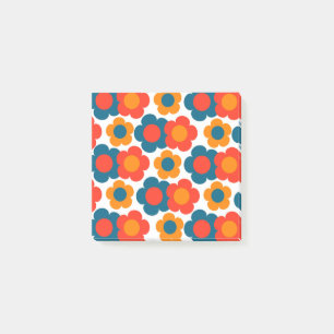 Post-it® Preppy Blue Orange Hippie Motif