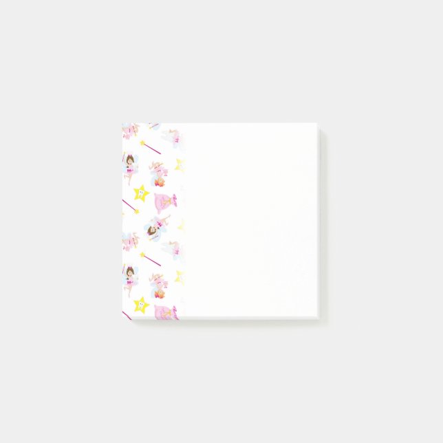 Post-it® Pretty Tooth Fairy Magic Mur White Teeth Yellow (Devant)