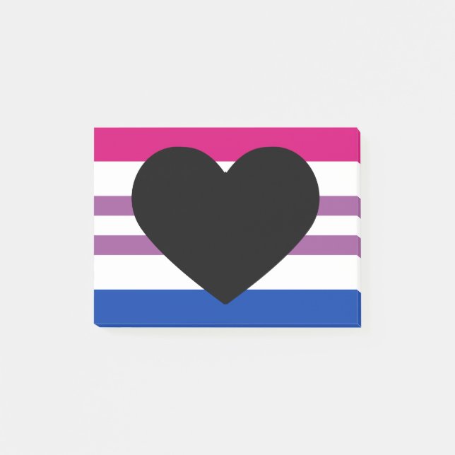 Post-it® Pride Flag biromantique (Devant)
