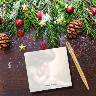 Post-it® Prier Petite fille Angel Radiant Halo Lumière