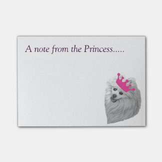 Post-it® Princesse Pomeranian note des illustrations