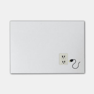 Post-it® Prise électrique et cordon