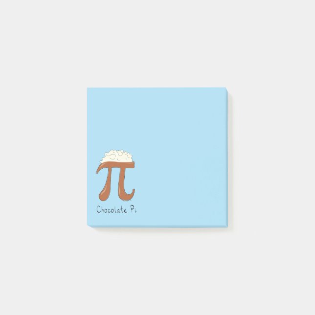 Post-it® Prof de maths Chocolate Pi (Devant)