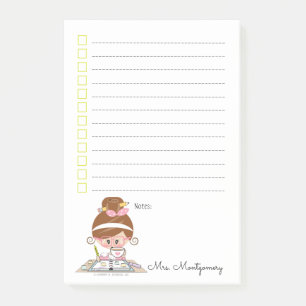 Post-it® Professeur collant de brune de plans de cours de