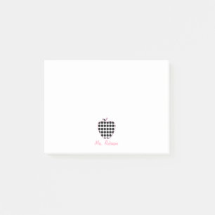 Post-it® Professeur d'Apple de point de polka