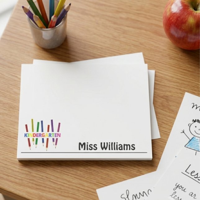 Post-it® Professeur de maternelle (Créateur téléchargé)