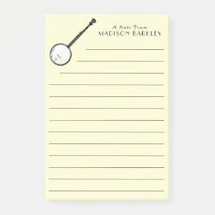 Post-it® Professeur de musique de Banjo