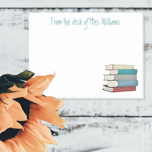 Post-it® Professeur et bibliothécaire de littérature person (Inspiring Bookish Notes 📚🖊️)
