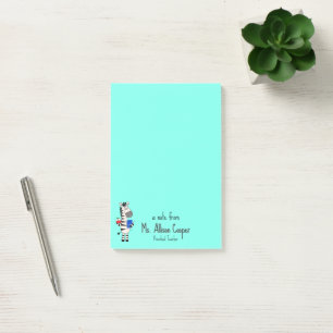 Post-it® Professeur Zèbre Mignon