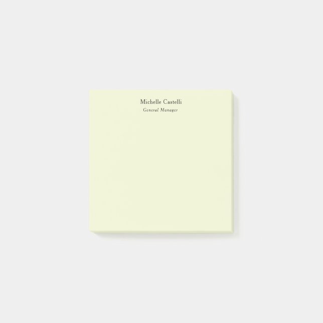 Post-it® Professional Unique Classical Plain (Devant)