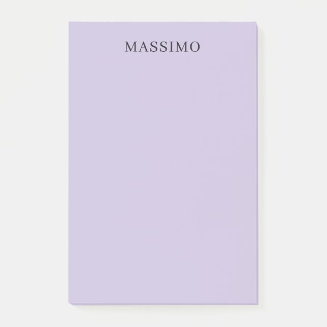 Post-it® Professionnel Classique Unique Nom Propre Violet P (Devant)