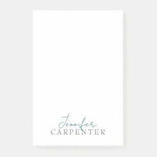 Post-it® Professionnel élégant moderne minimaliste uni