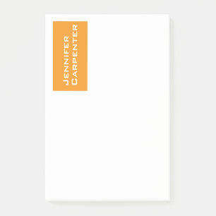 Post-it® Professionnel minimaliste orange moderne