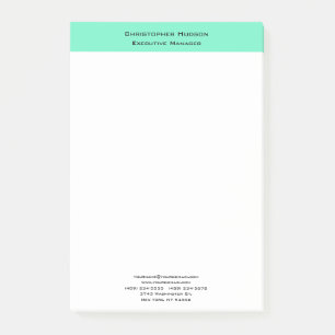 Post-it® Professionnel Moderne Minimaliste Simple Plain