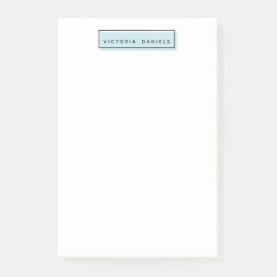 Post-it® Professionnel personnalisé par   féminin de bleu