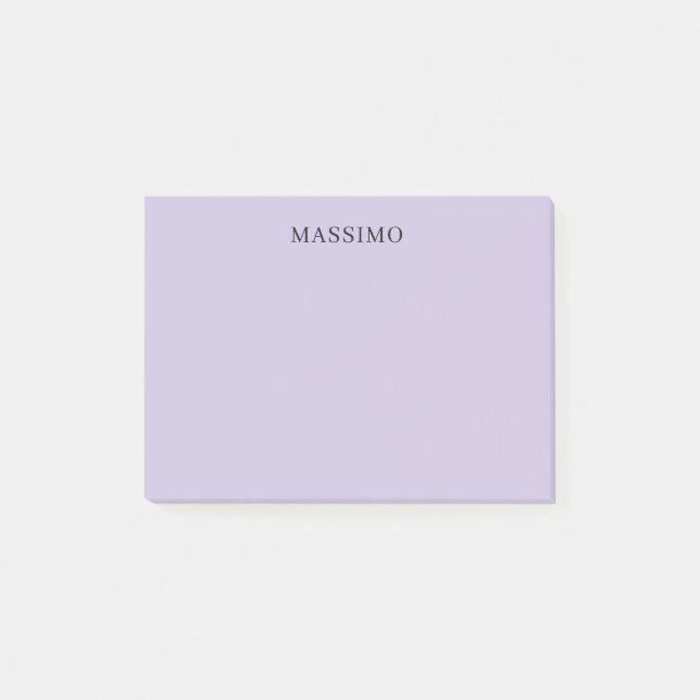 Post-it® Professionnel Unique Classique Nom Propre Violet C (Devant)