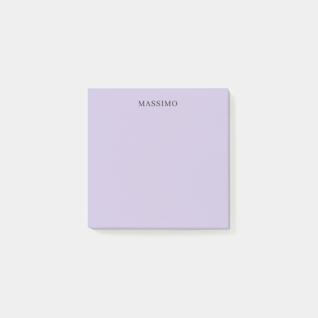 Post-it® Professionnel Unique Classique Nom Propre Violet C (Devant)