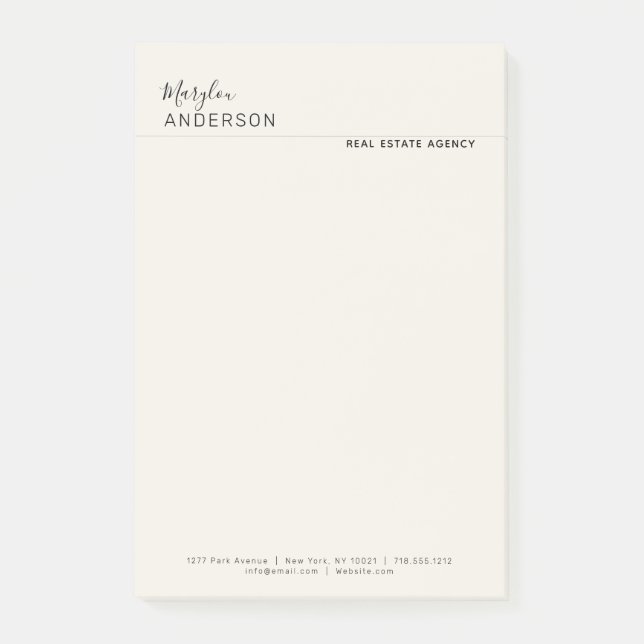 Post-it® Professionnel - UNISEX (Devant)