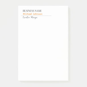 Post-it® Profil professionnel minimaliste moderne unique
