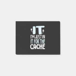 Post-it® Programmeur juste dans l'informatique pour le cach
