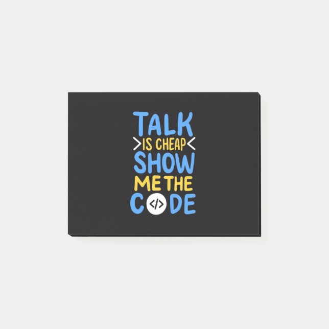 Post-it® Programmeur Me Montre Le Code (Devant)