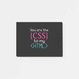 Post-it® Programmeur Vous Êtes Css À Mon Html