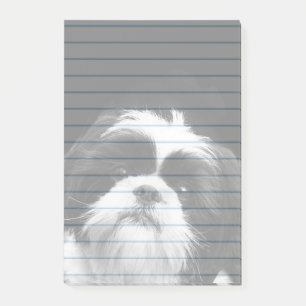Post-it® Protection des notes de post-it de chien de Shih