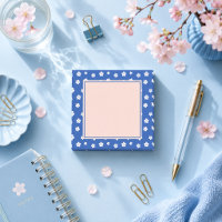 Prunier japonais floral bleu kawaii