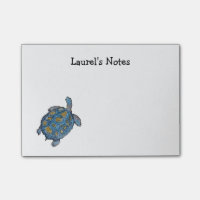 Publier des notes avec tortue du désert
