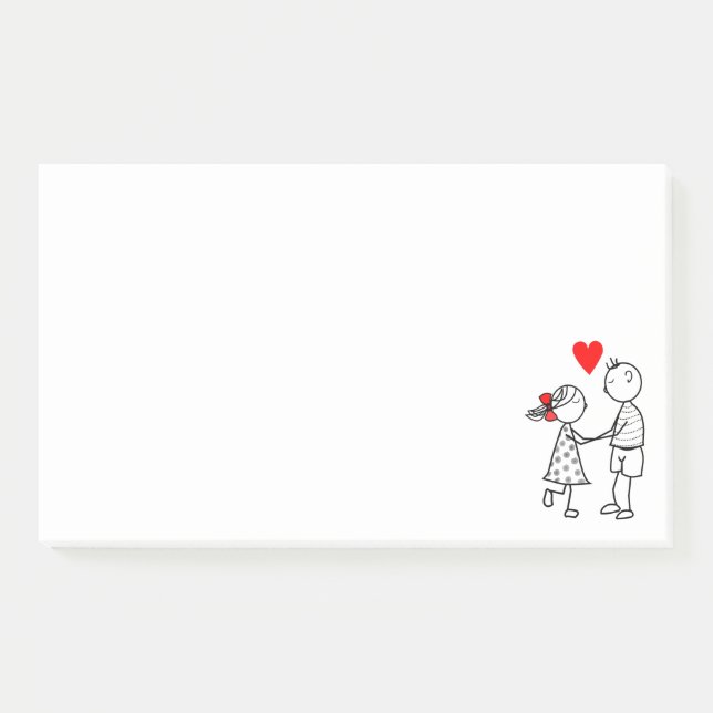 Post-it® Publier en couple Notes Amour (Devant)