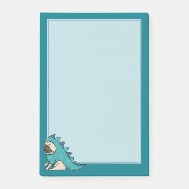 Post-it® Pugasaurus "est fait " (Devant)