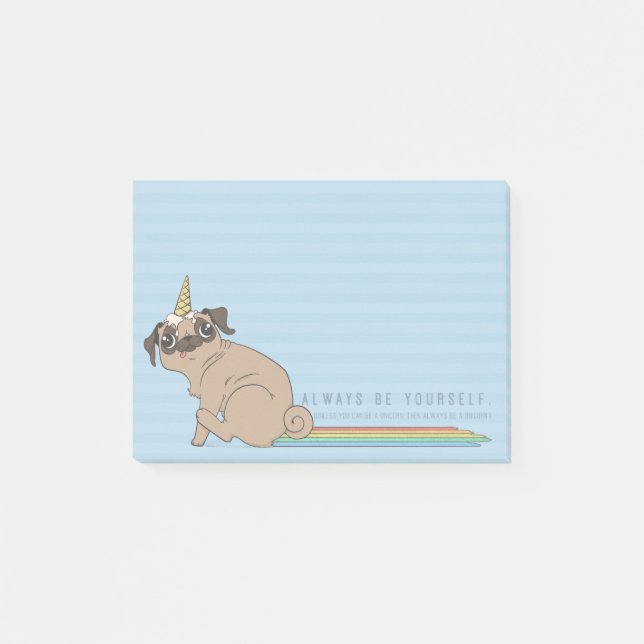 Post-it® Pugicorn magique (Devant)
