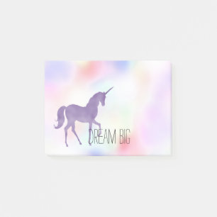 Post-it® Purple Unicorn Pink Rainbow