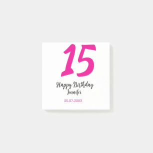 Post-it® quiencenera 15e anniversaire ajouter date année te