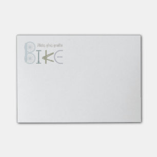 Post-it® Quota de sport de Ride the Trails Bike Graffiti