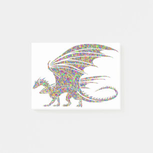 Post-it® Rainbow Dragon Tribal Tattoo Gift idea Post-it Notes