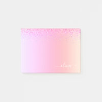 Rainbow Pastel Girly Parties scintillant Metal Nom