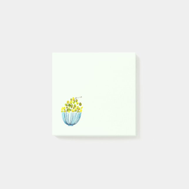 Post-it® raisin aquarelle art fruit (Devant)