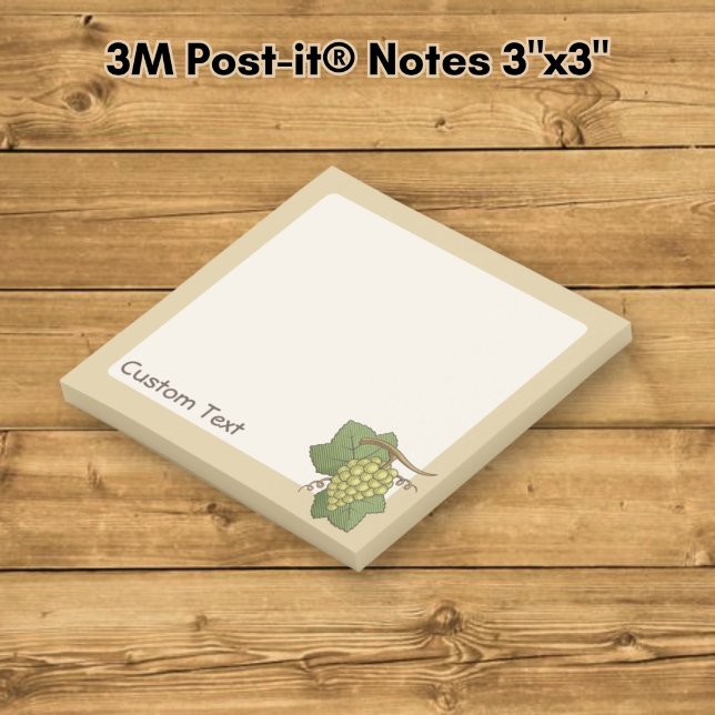 Post-it® Raisins blancs (Créateur téléchargé)