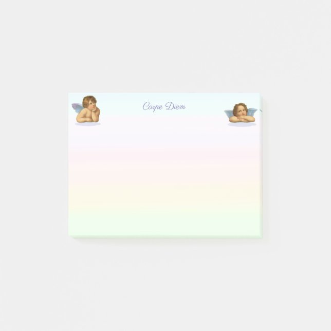 Post-it® Raphael Cherubs élégant sur Pastel Shades (Devant)