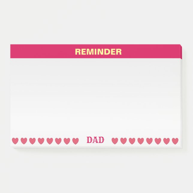 Post-it® Rappel Gentil/Doux (Devant)