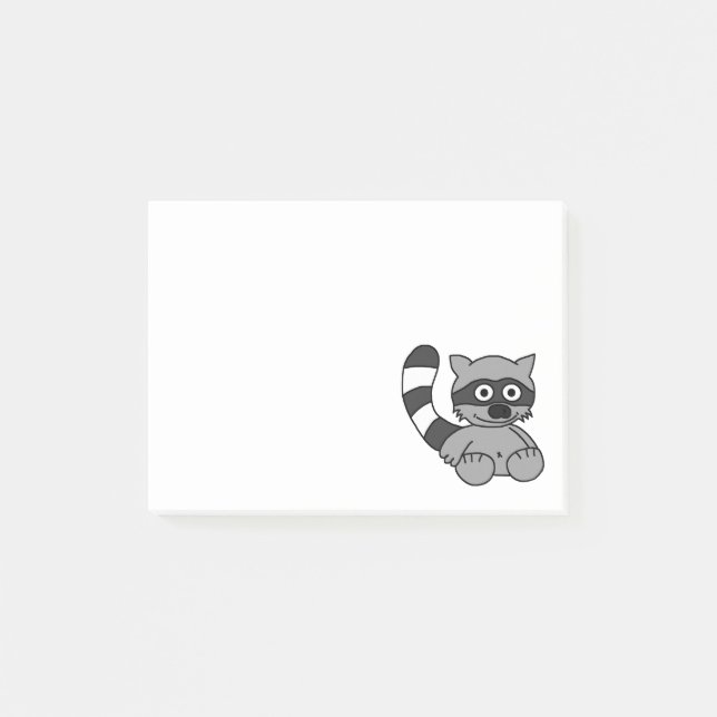 Post-it® Raton laveur (Devant)