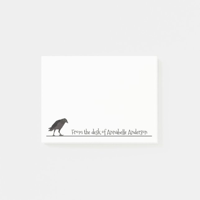 Post-it® Raven personnalise les notes post-it (Devant)