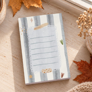 Post-it® Rayures peintes à la main pour un automne cosy